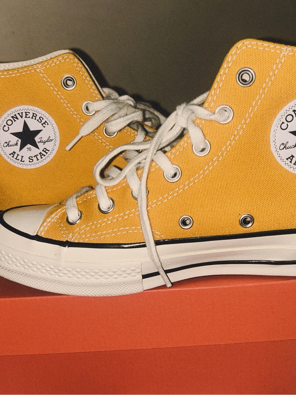 Chuck 70s Converse Yellow High-Top Sneakers